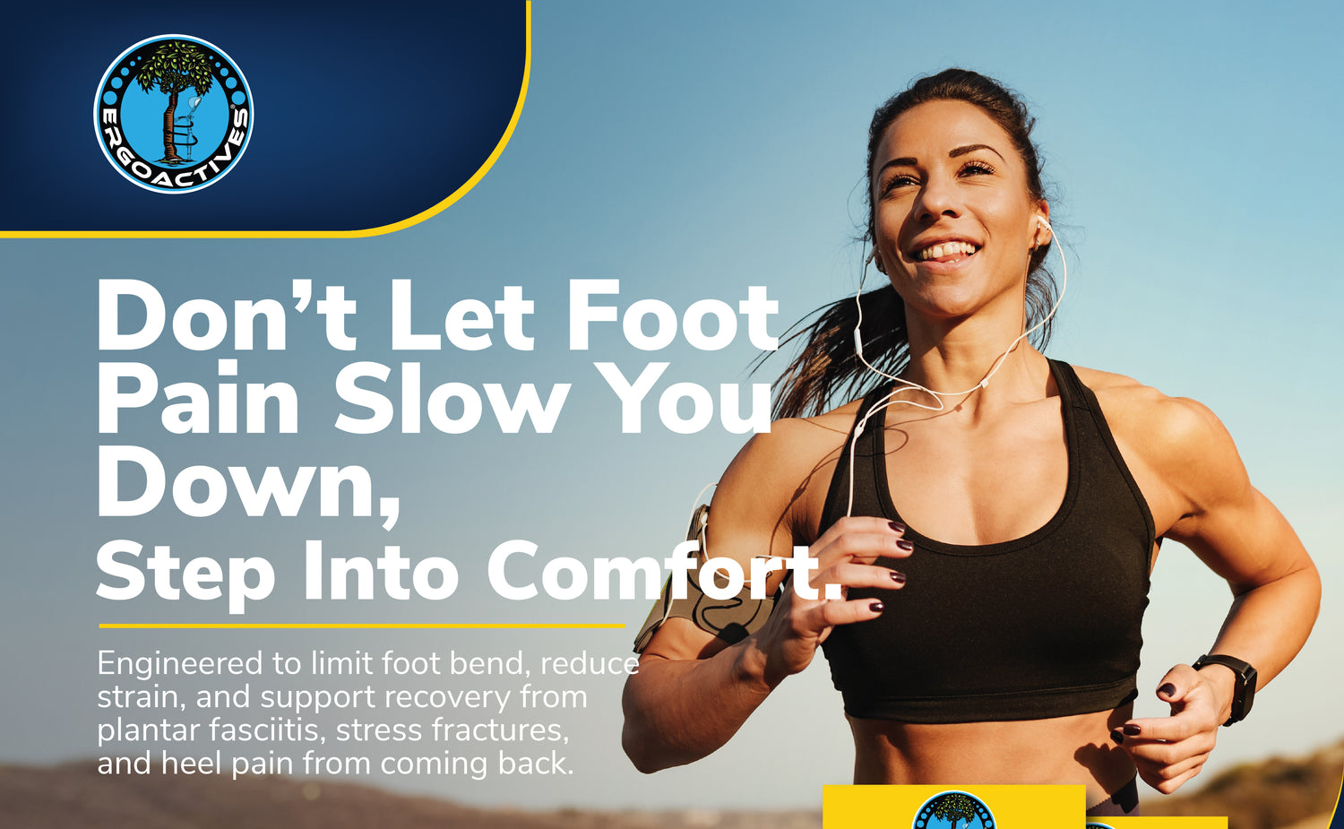 Ergoactives Carbon Fiber Insole (1 Pair-2 Units)