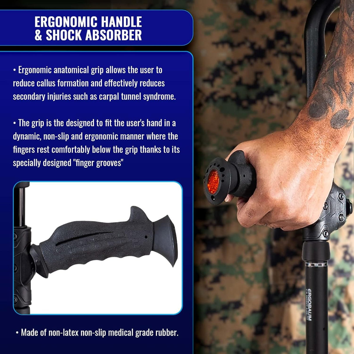 Ergobaum Dual Underarm Crutches