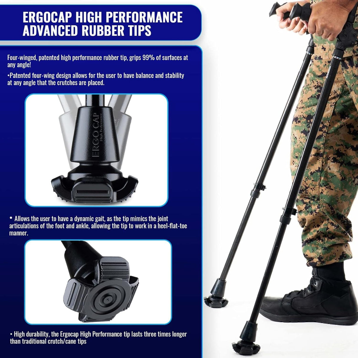 Ergobaum Dual Underarm Crutches