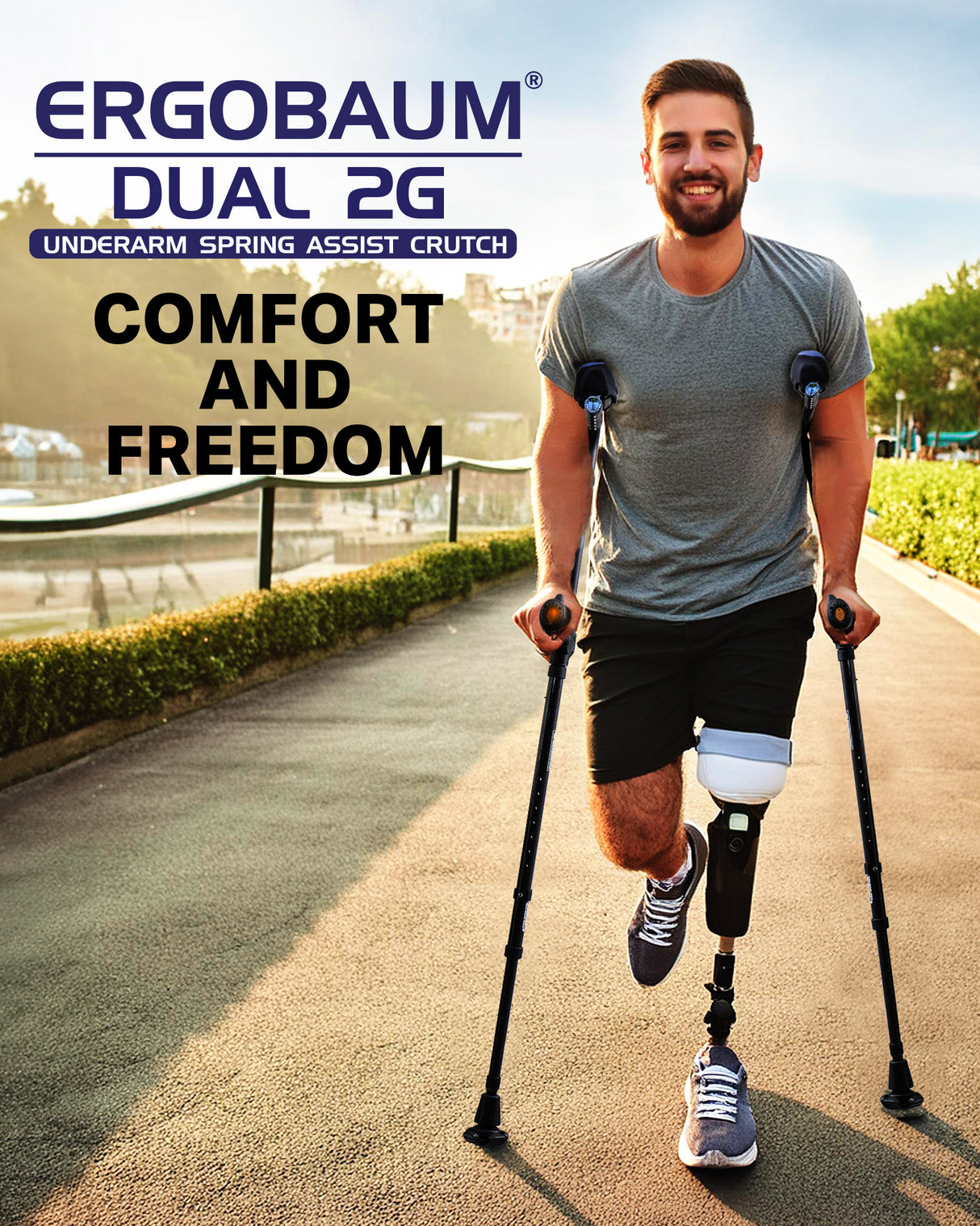 Ergobaum Dual Underarm Crutches