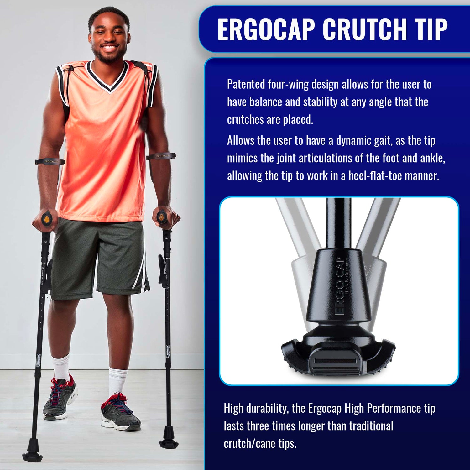 7G Ergobaum Adult Forearm Crutches