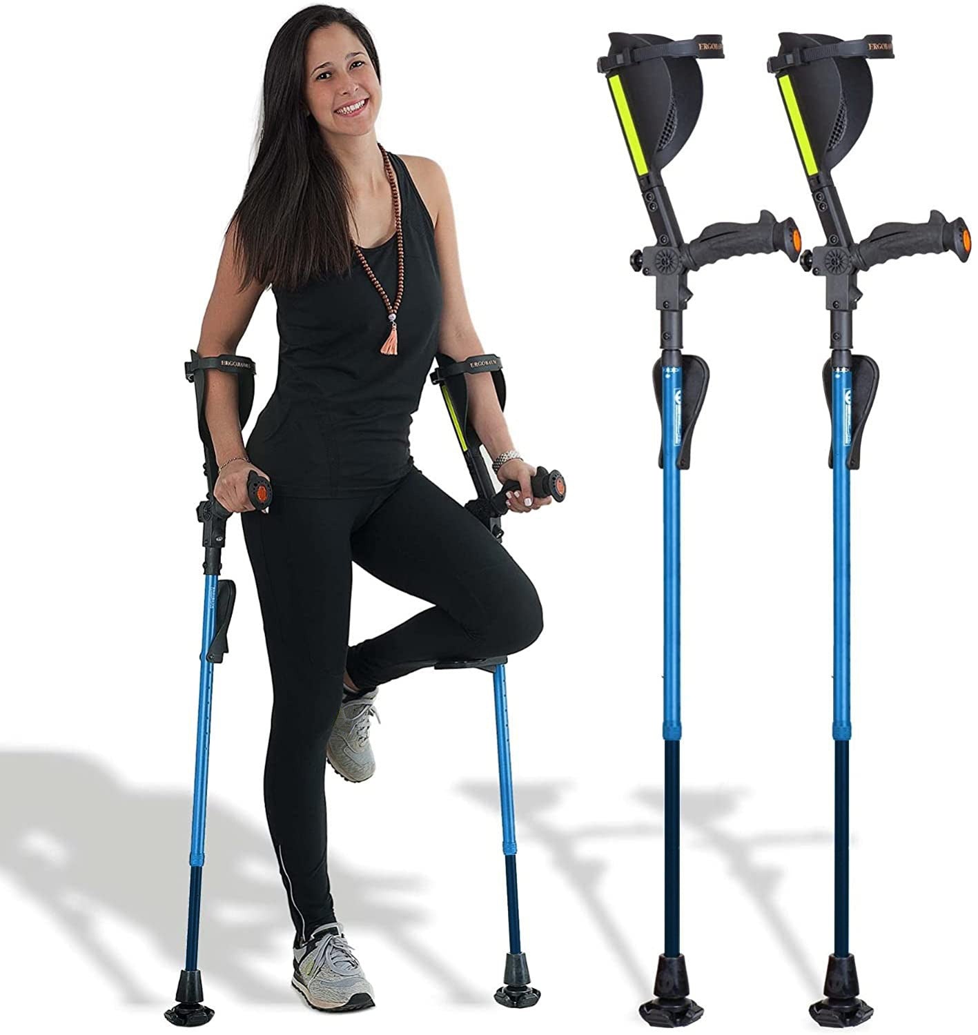 7G Ergobaum Adult Forearm Crutches
