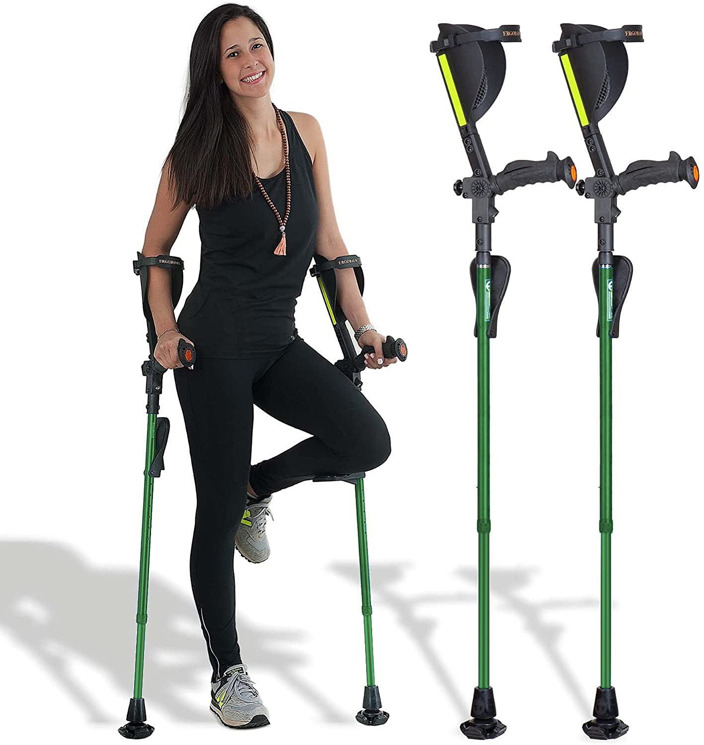 7G Ergobaum Adult Forearm Crutches