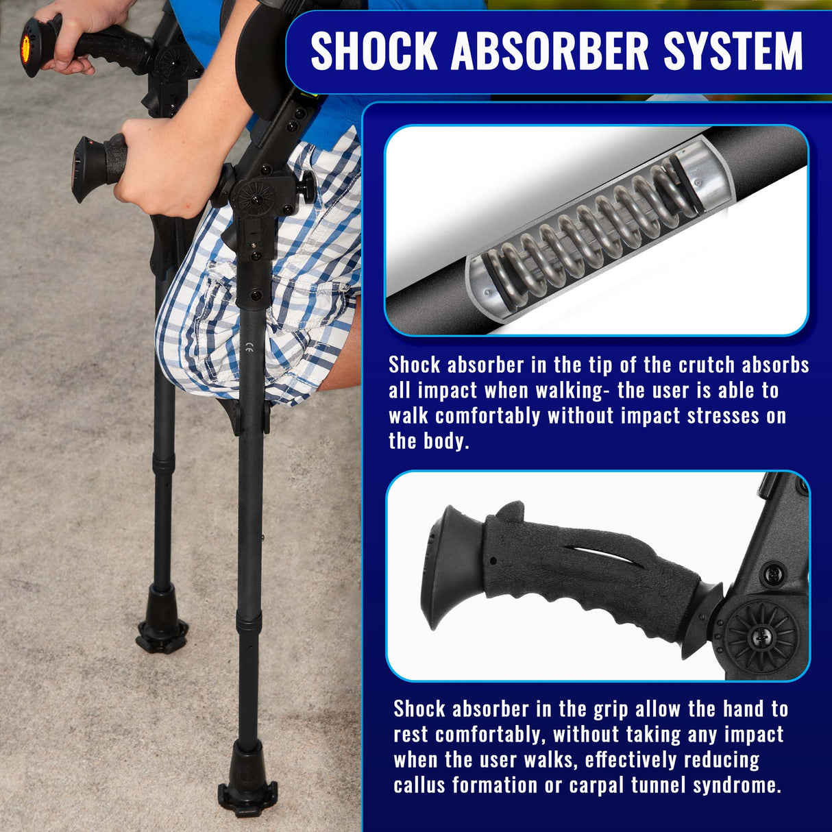 Ergobaum Junior Forearm Crutches