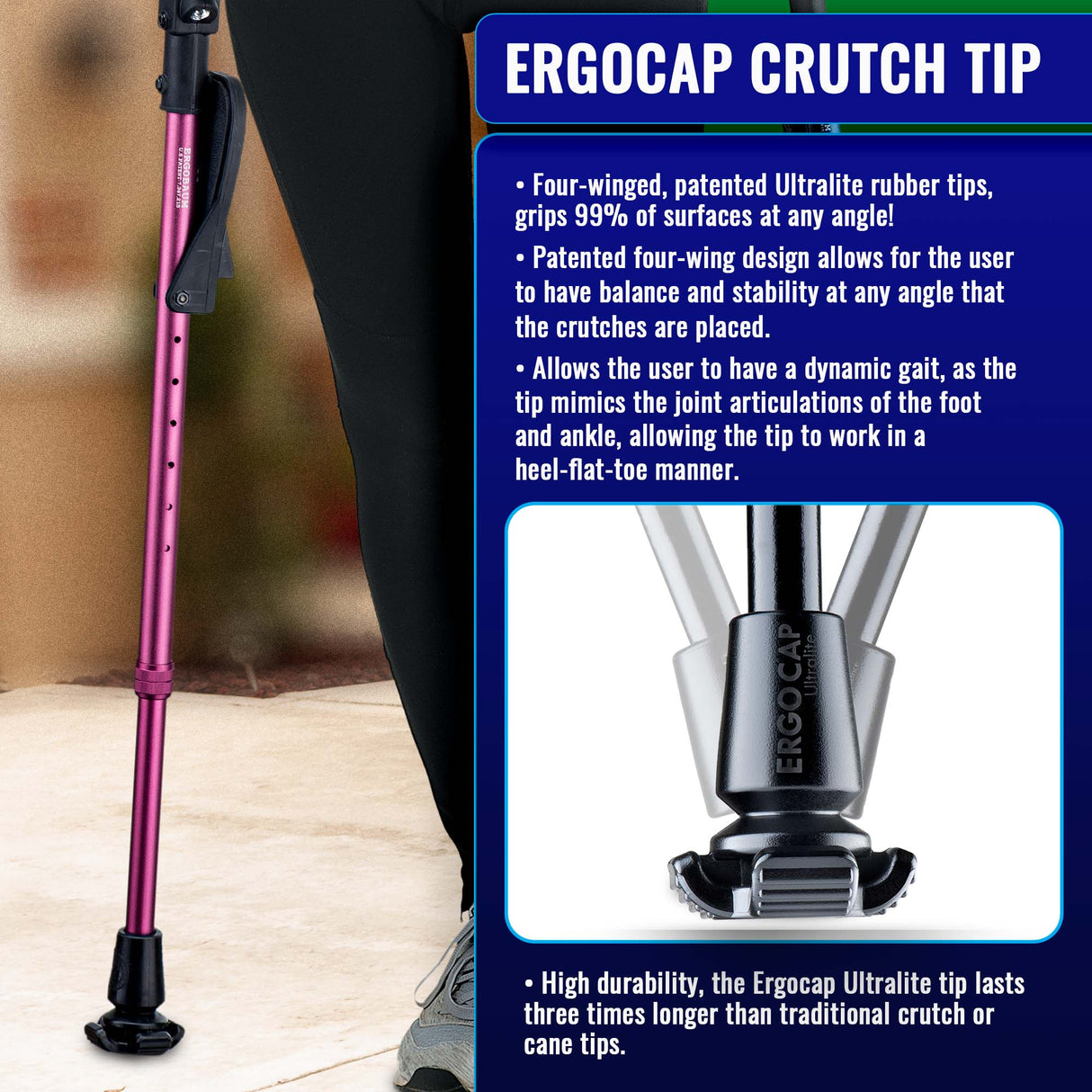 Ergobaum Junior Forearm Crutches
