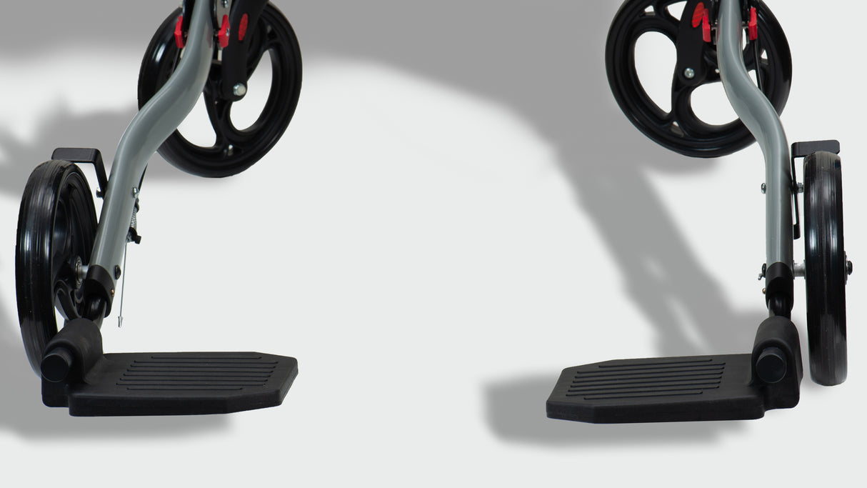 Roller-Go Double Foldable Walker With Forearm Support