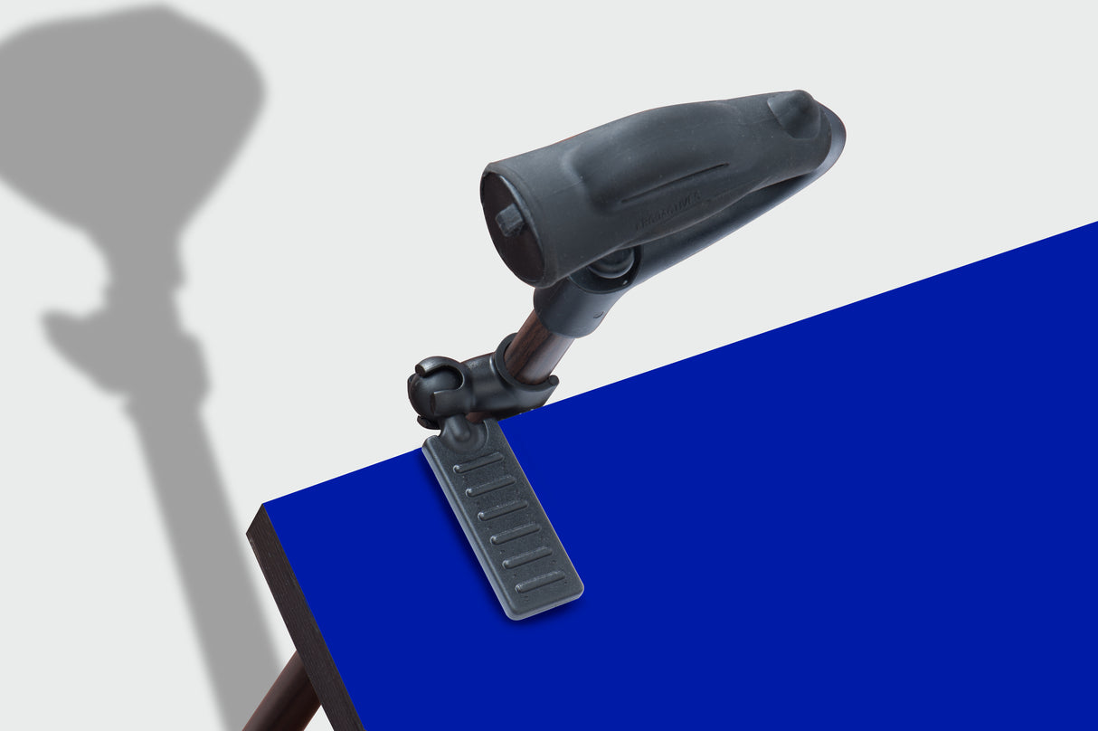 Ergo-Clip- Crutch & Cane Surface Grip & Holder Device