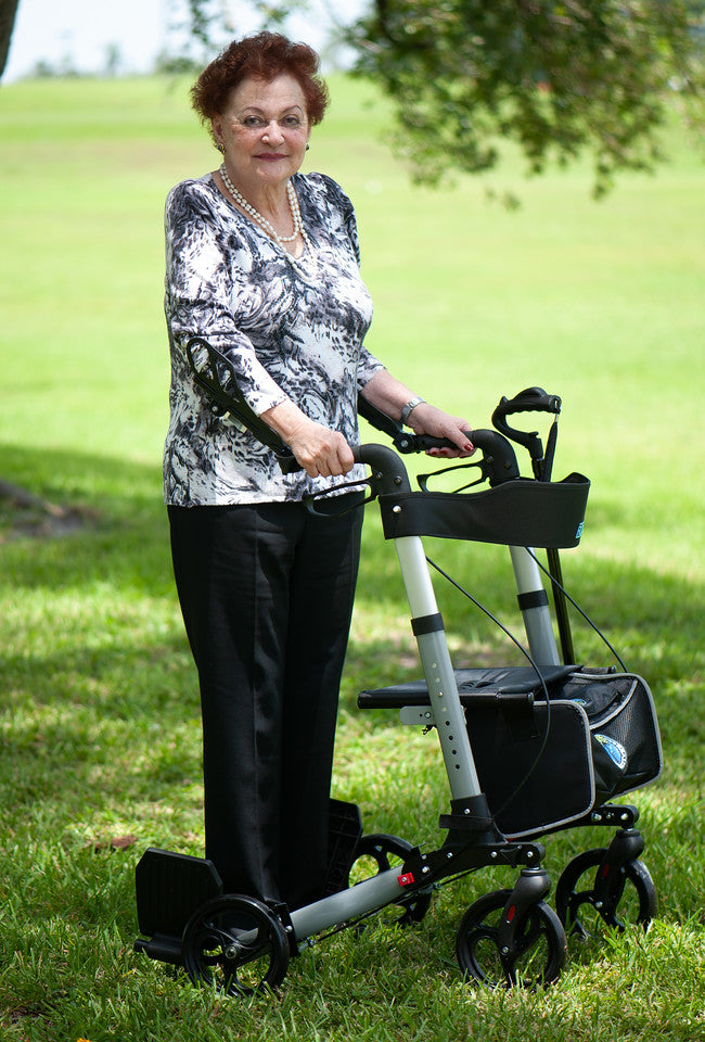 Roller-Go Double Foldable Walker With Forearm Support