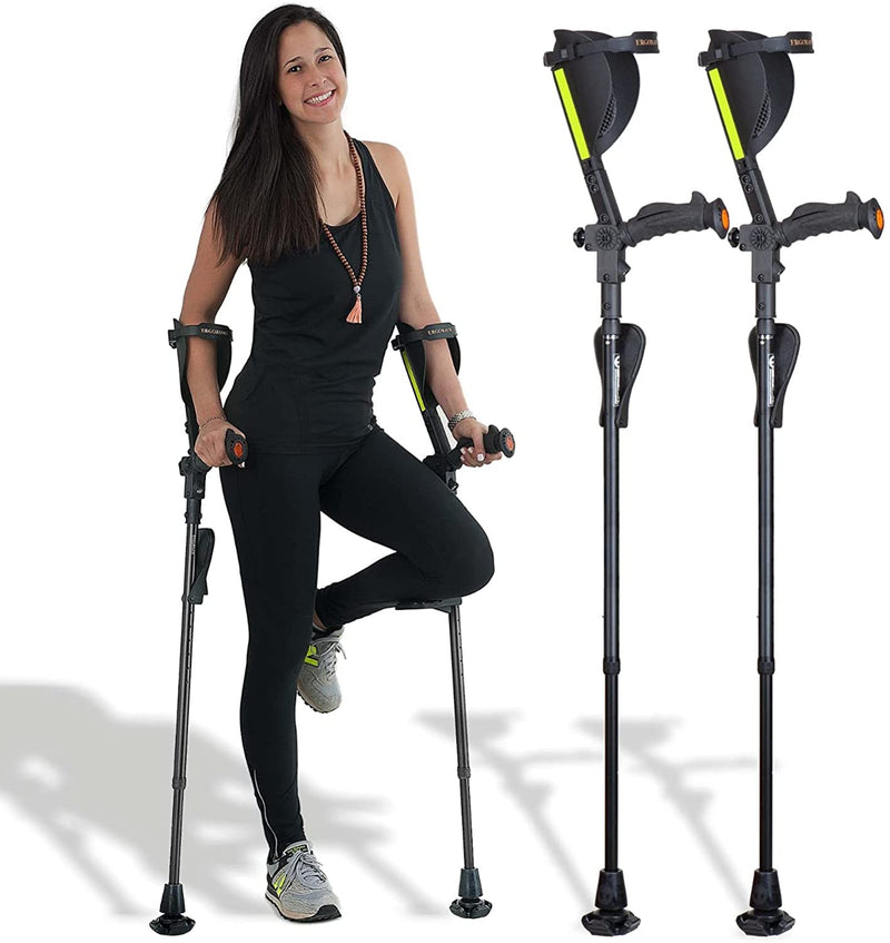 7G Ergobaum Adult Forearm Crutches (Pair)
