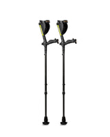 Ergobaum XG Black Mamba Ultralight Carbon Fiber Forearm Crutches