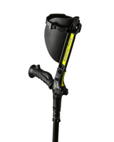 Ergobaum XG Black Mamba Ultralight Carbon Fiber Forearm Crutches