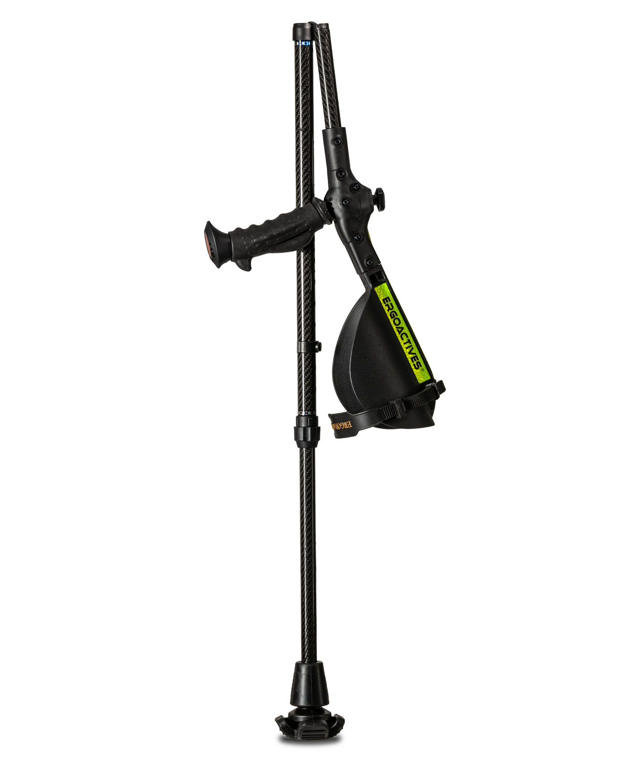 Ergobaum XG Black Mamba Ultralight Carbon Fiber Forearm Crutches
