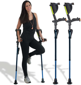 7G Ergobaum Adult Forearm Crutches (1 Pair)