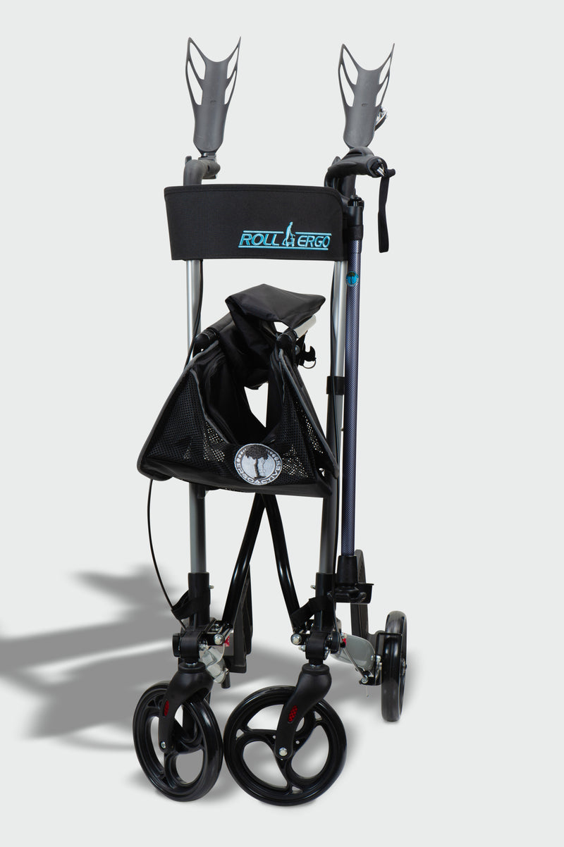 Roller-Go Double Foldable Walker With Forearm Support