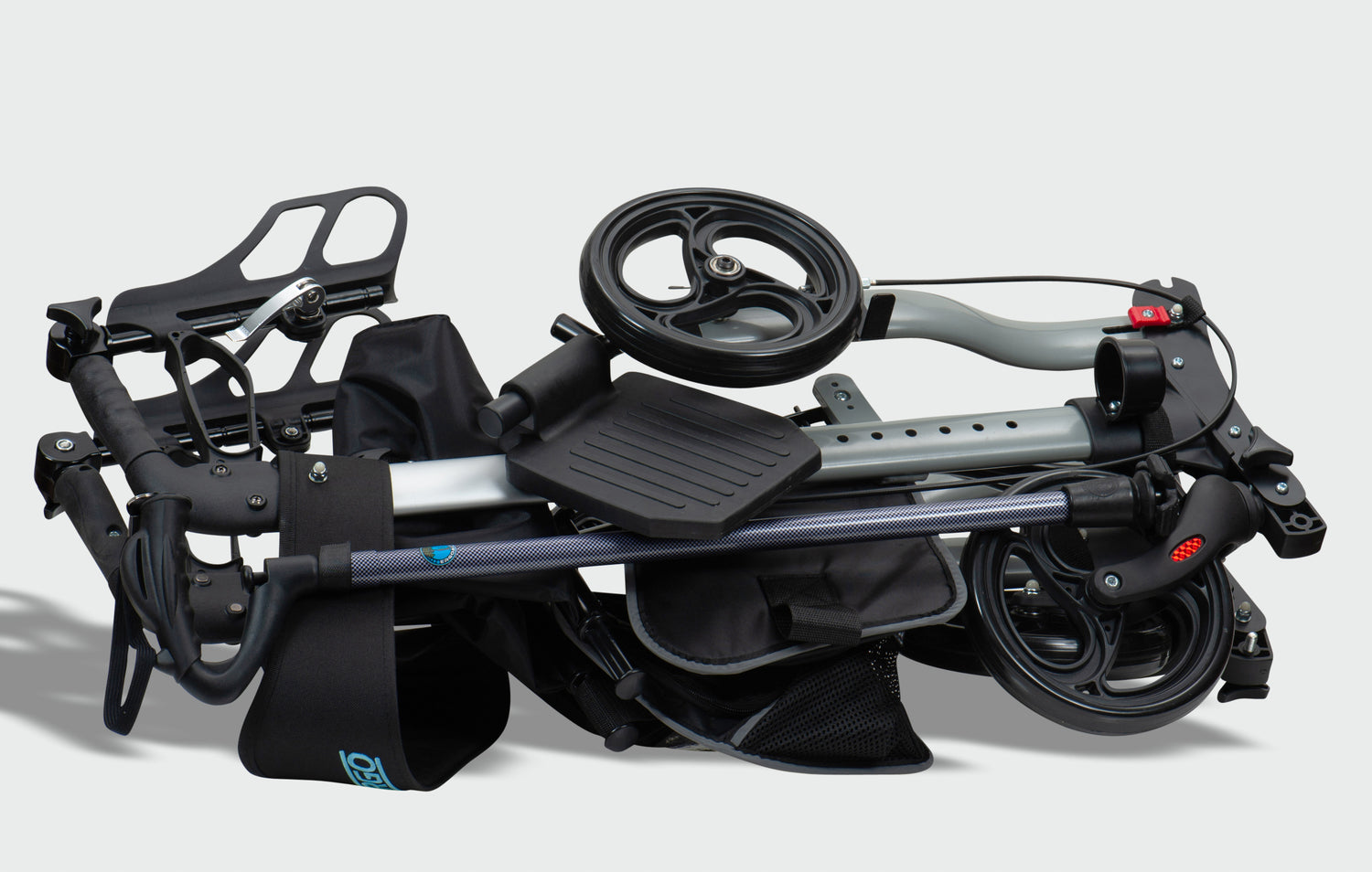 Roller-Go Double Foldable Walker With Forearm Support