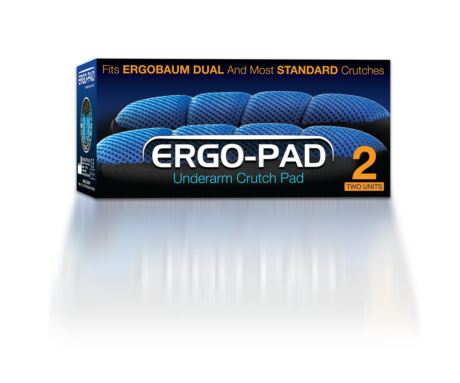 Ergopad Universal for Underarm Crutches Ergoactives