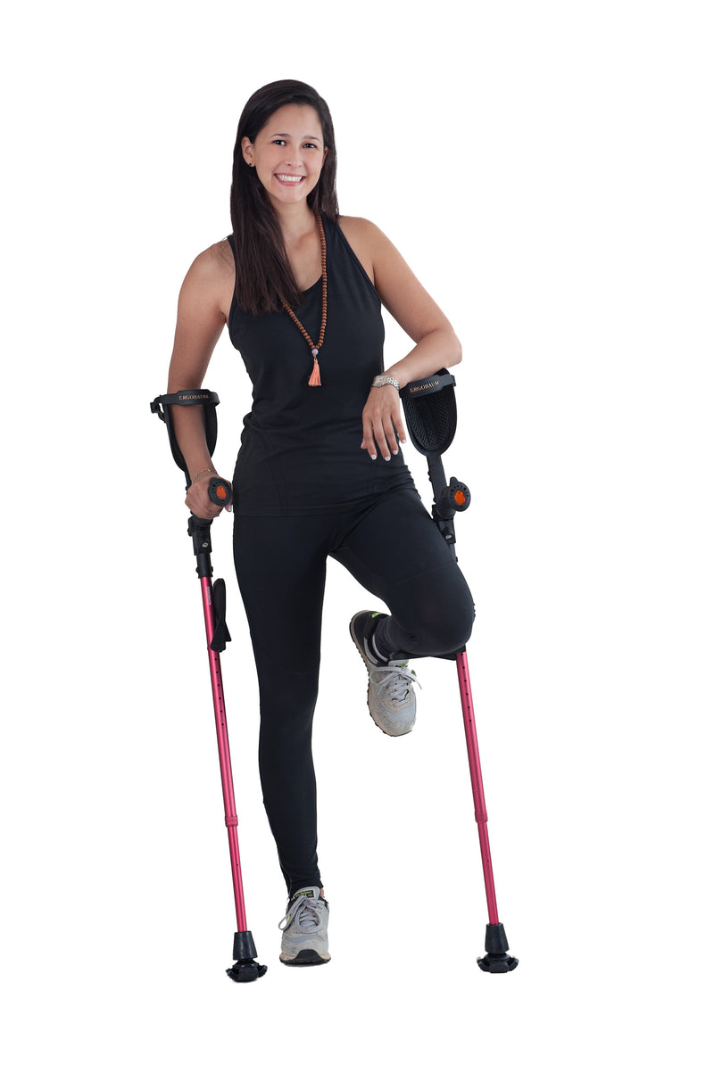 7G Ergobaum Adult Forearm Crutches (Pair)