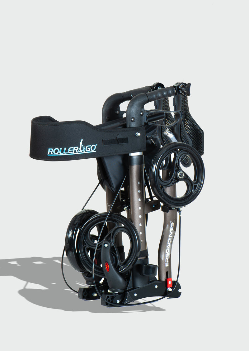 Roller-Go Double Foldable Walker With Forearm Support